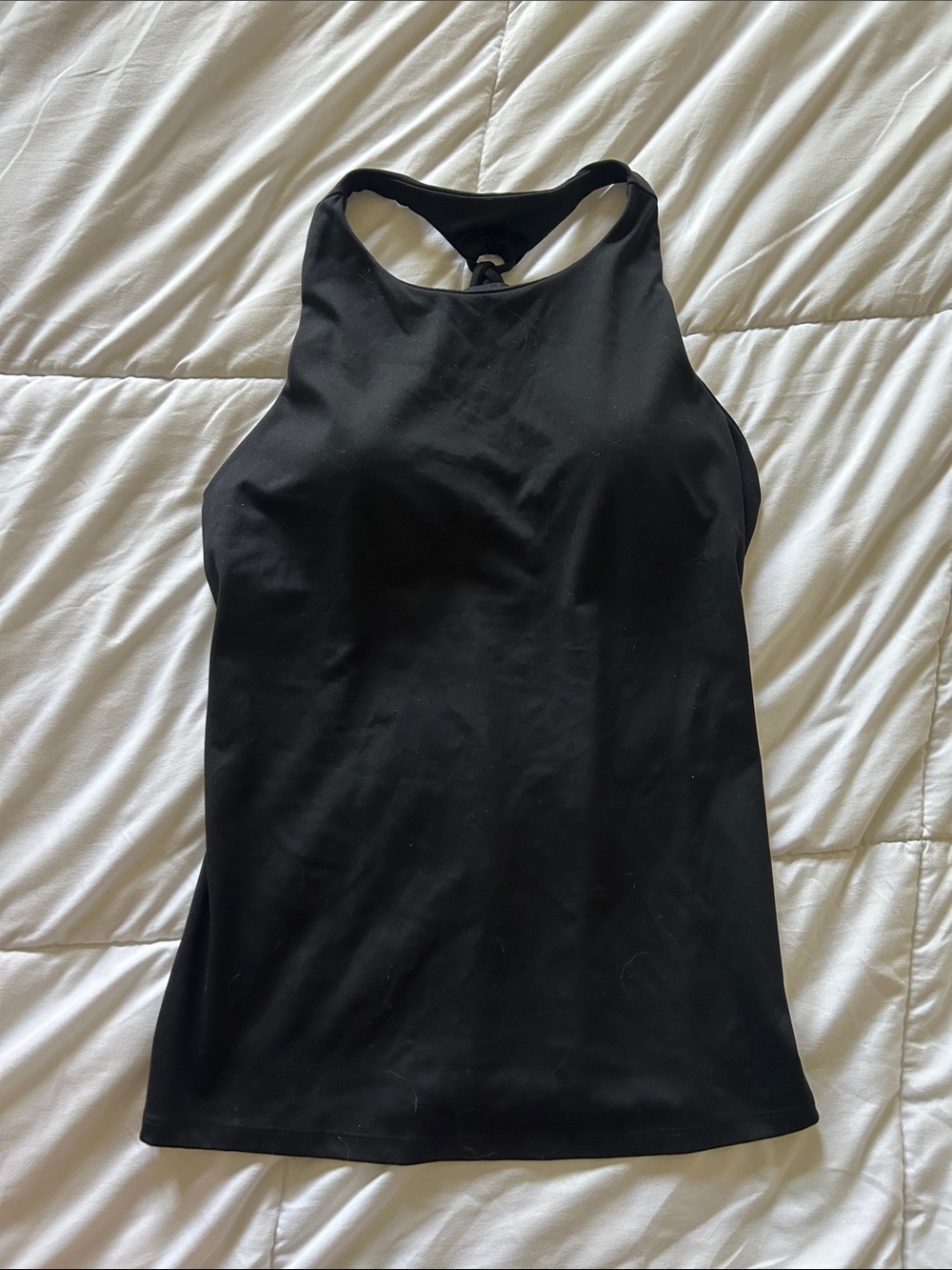 Old Navy Black High-Neck Racerback Tank - Women